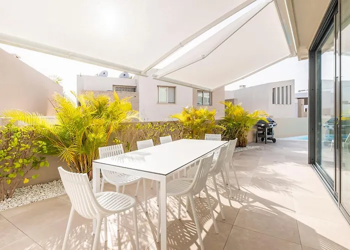 Alisios Golf Luxury Tenerifesummervillas Heated Pool